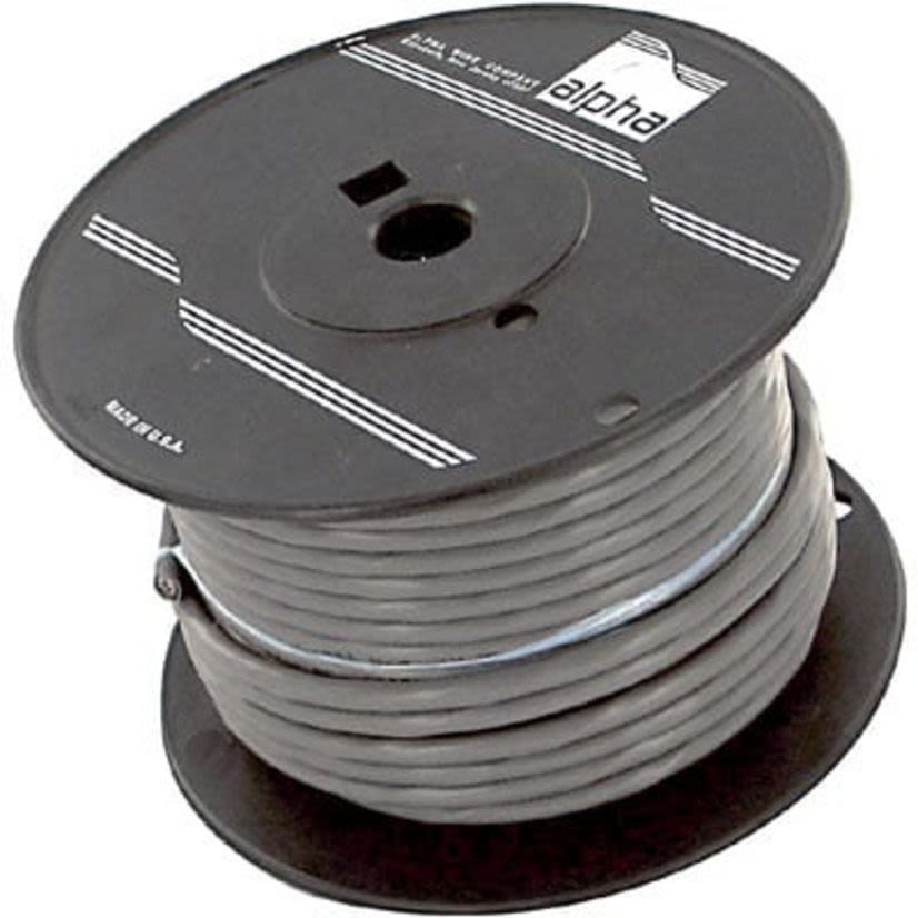 ALPHA WIRE 1297C CUT 22 AWG 7 COND FOIL SHIELD COMMUNICATION AND CONTROL CABLE COIL LESS THAN 151FT